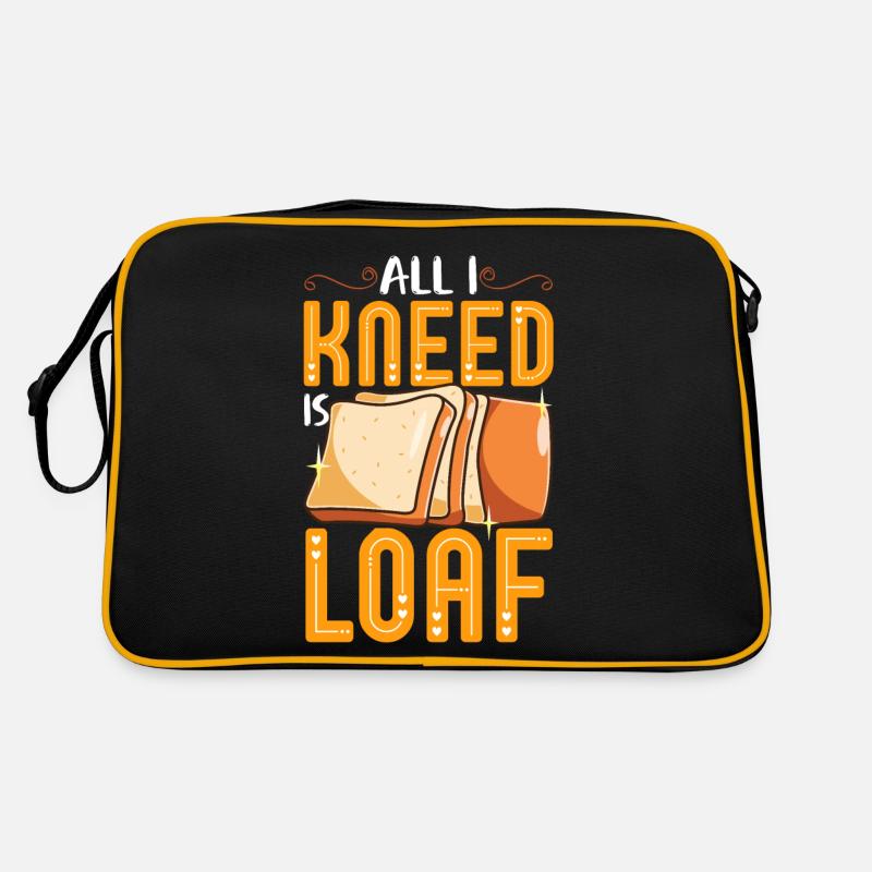 Funny bread baking baker Retro Bag