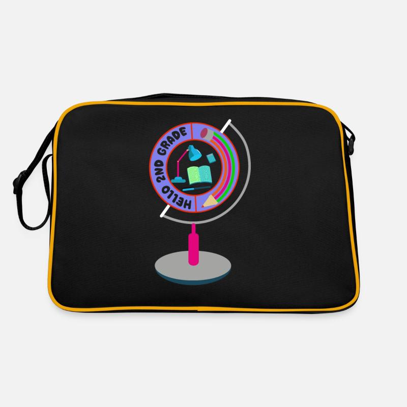 Second Grade Rainbow Girls Boys Teacher Team 2nd Retro Bag