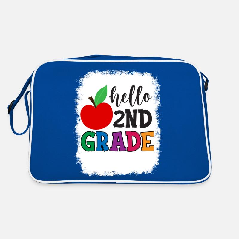 Second Grade Rainbow Girls Boys Teacher Team 2nd Retro Bag