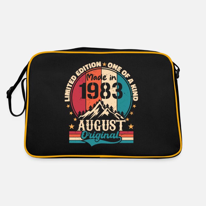1983 August | August 1983 Geburtstag Perfekt gealtert Retro Tasche