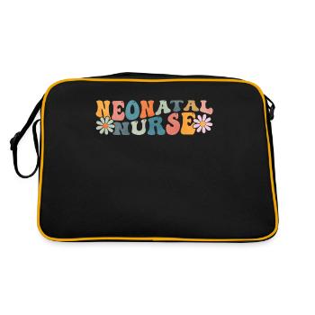Groovy Neonatal Nurse NICU Swaddle Spec - Retro Bag - black/gold - Back
