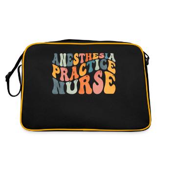 Clinique infirmière de pratique d’anesthésie Groovy - Sac Retro - noir/or - Dos
