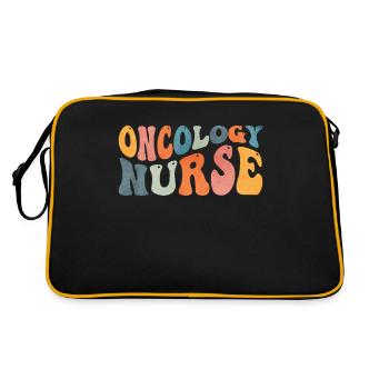 Groovy Oncology Nurse Cancer Chemo Crane - Retro Bag - black/gold - Back