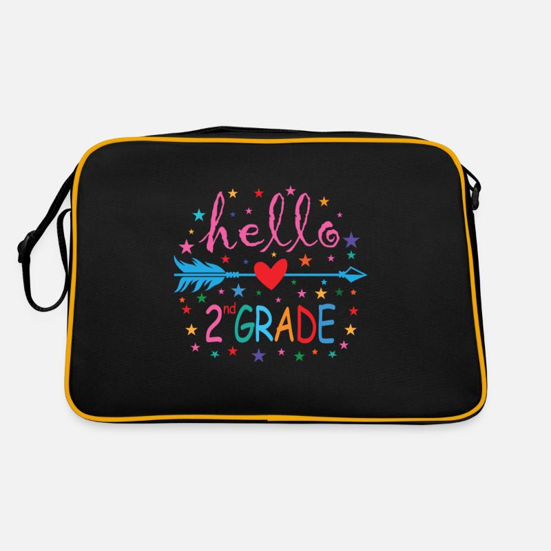 Zweite Klasse, Regenbogen, Mädchen, Jungen, Lehrerteam, 2. Retro Tasche