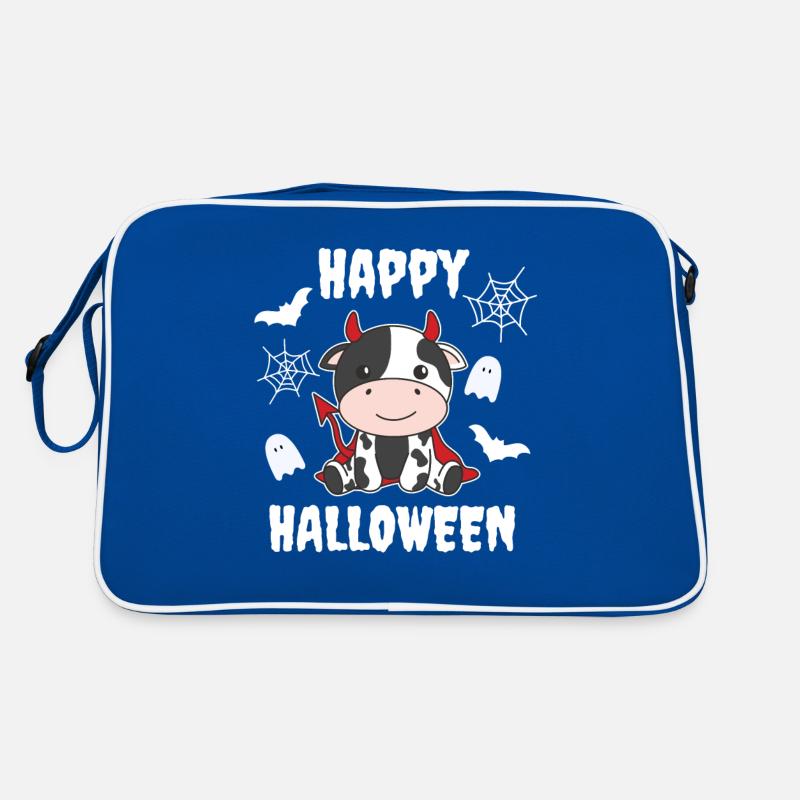 Costume de diable heureux d’Halloween de vache Sac Retro