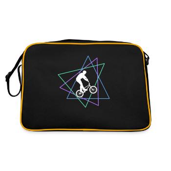 Le BMX - Sac Retro - noir/or - Dos
