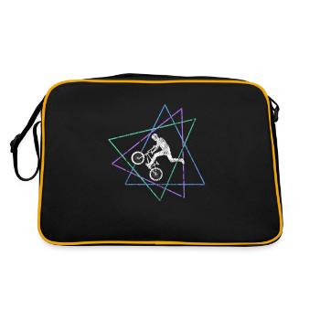 Le BMX - Sac Retro - noir/or - Dos