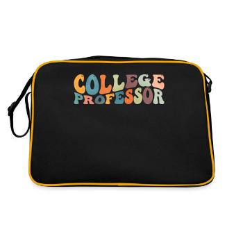 Programme d’enseignement des professeurs du Groovy College - Sac Retro - noir/or - Dos