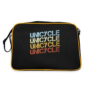 Rétro monocycle - Sac Retro - noir/or - Dos