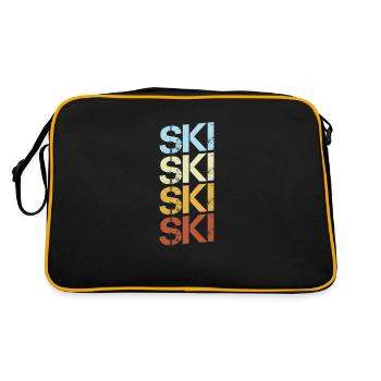 Ski Rétro - Sac Retro - noir/or - Dos