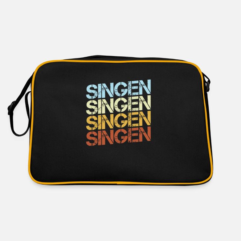 Singen Retro Retro Tasche