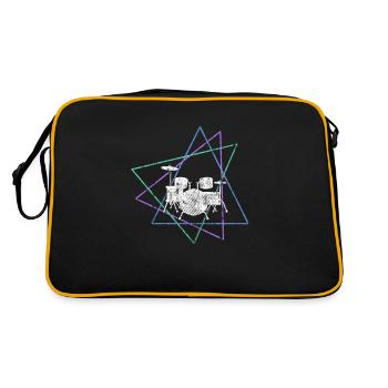 Percussion - Retro Bag - black/gold - Back