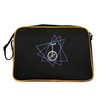 Unicycle - Retro Bag - black/gold - Back