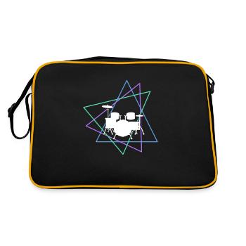 Percussion - Retro Bag - black/gold - Back