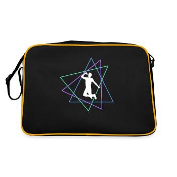 Sing - Retro Bag - black/gold - Back
