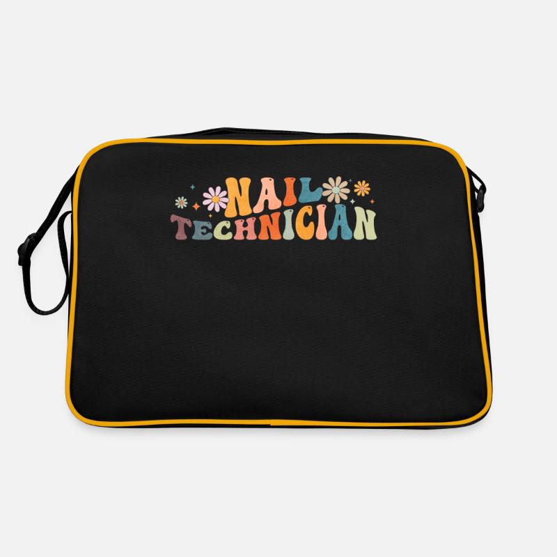 Groovy Nail Technician Nail Tech Manicurist Retro Tasche