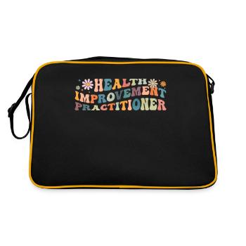 Groovy Health Improvement Practitioner - Retro Bag - black/gold - Back