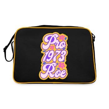 Feminist Pro 1973 Roe - Retro Bag - black/gold - Back