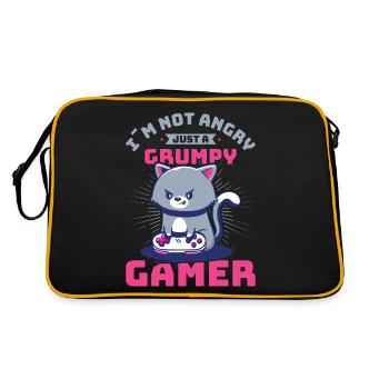 Jeux, Jeux d’argent, Jeux vidéo, Gamer - Sac Retro - noir/or - Dos