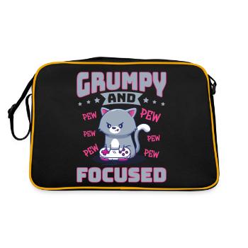 Jeux, Jeux d’argent, Jeux vidéo, Gamer - Sac Retro - noir/or - Dos