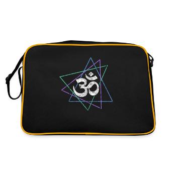 Méditation - Sac Retro - noir/or - Dos
