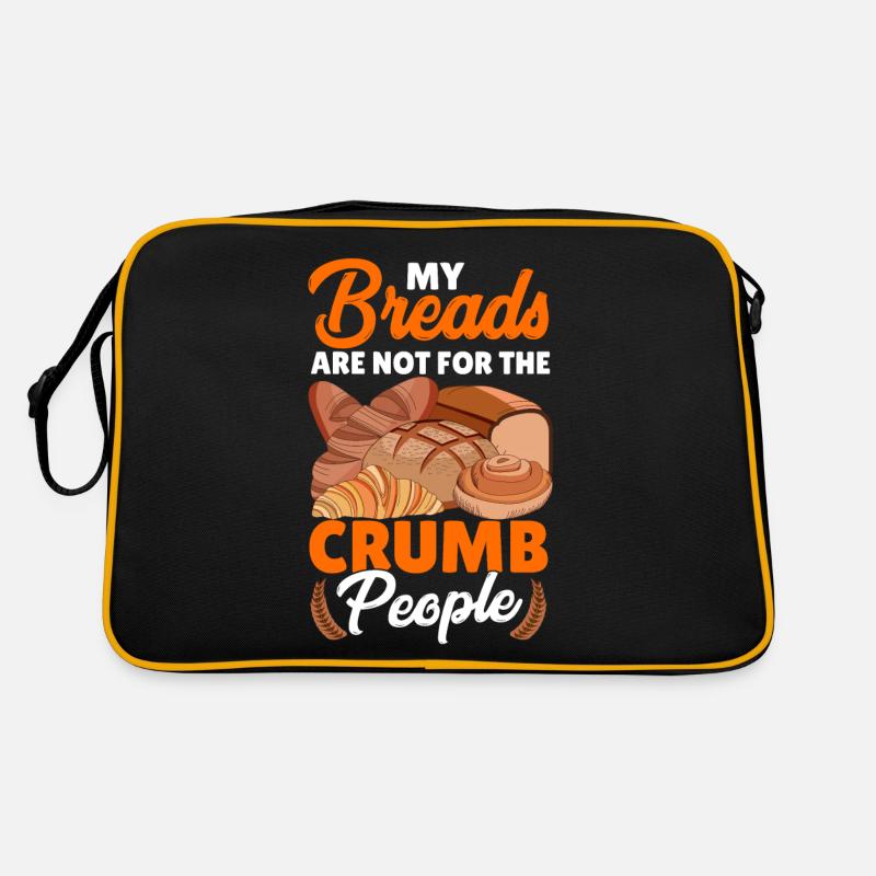 Funny bread baking baker Retro Bag