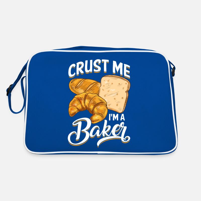 Funny bread baking baker Retro Bag