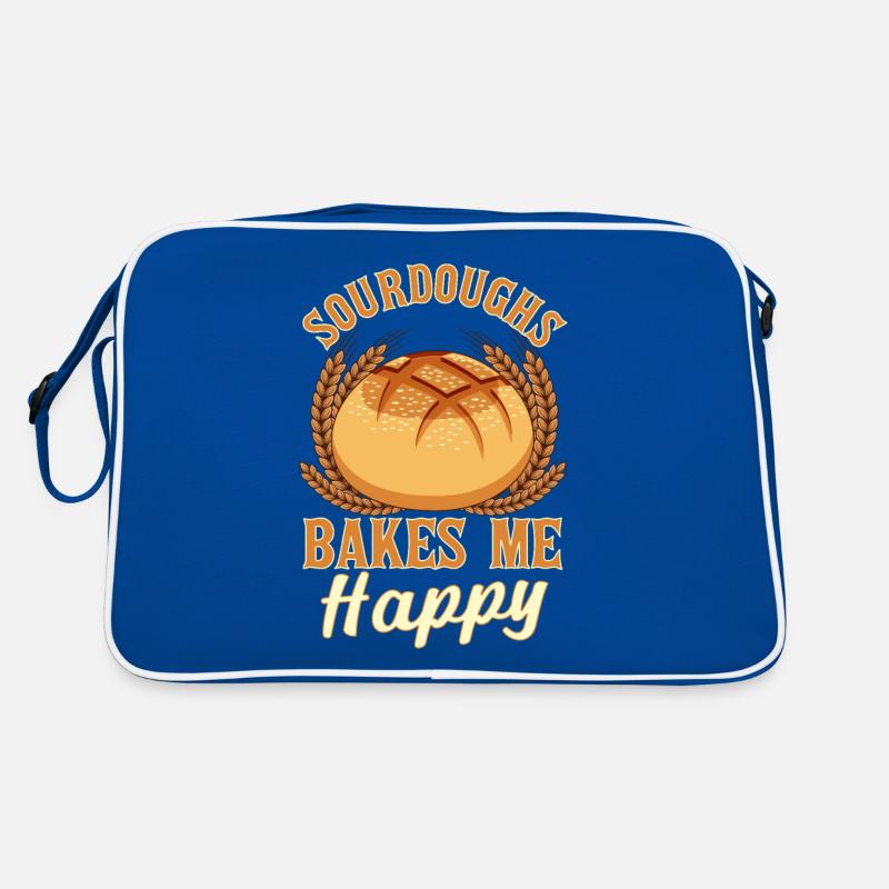 Funny bread baking baker Retro Bag