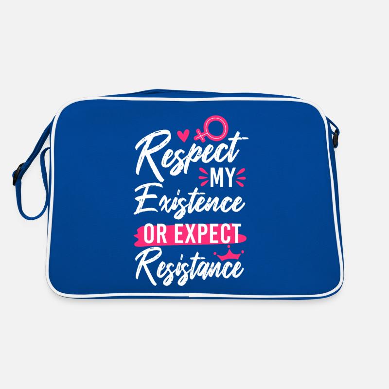 Feminist Respect My Existence Or Retro Tasche