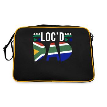 Dreadlocks Rastafari Rasta Afro - Retro Bag - black/gold - Back