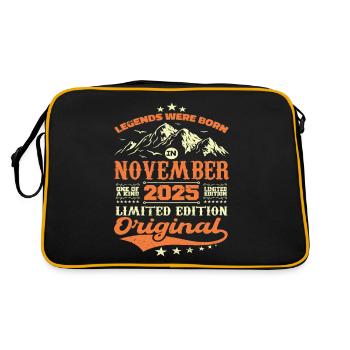 Legendary since November 2025 - limited edition - Retro Bag - black/gold - Back
