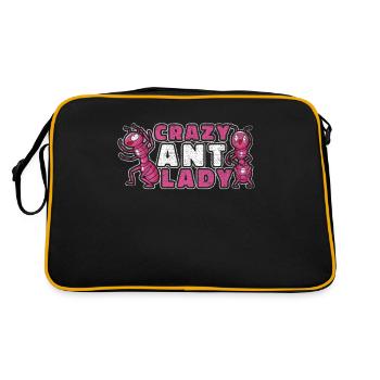 Crazy Ant Lady Ants Farm - Retro Bag - black/gold - Back