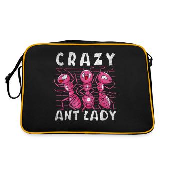 Crazy Ant Lady Ants Farm - Retro Bag - black/gold - Back