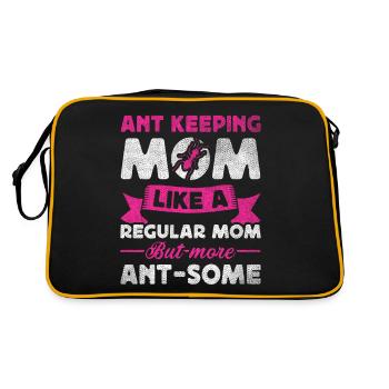 Like A Regular Mom But More Ant-Some Ants Farm - Retro Bag - black/gold - Back