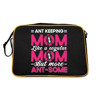 Like A Regular Mom But More Ant-Some Ants Farm - Retro Bag - black/gold - Back