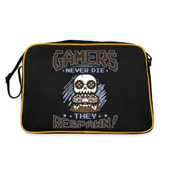 Jeux de hasard, Jeu vidéo, Grumpy Gamer - Sac Retro - noir/or - Dos