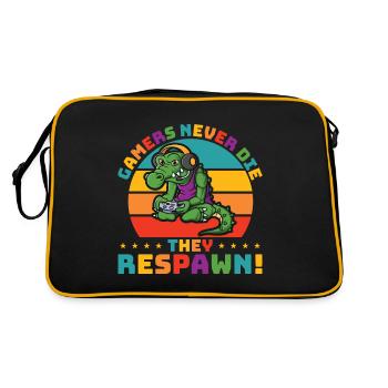 Jeux de hasard, Jeu vidéo, Grumpy Gamer - Sac Retro - noir/or - Dos