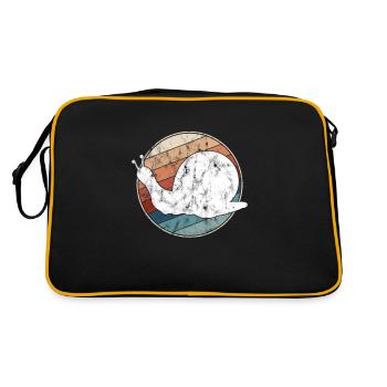 Snail Retro - Retro Bag - black/gold - Back