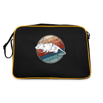 Mouse Retro - Retro Bag - black/gold - Back