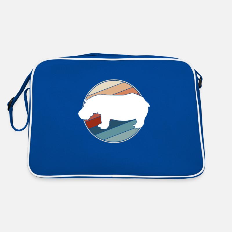 Nilpferd retro Retro Tasche