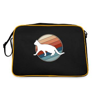 Chat Rétro - Sac Retro - noir/or - Dos