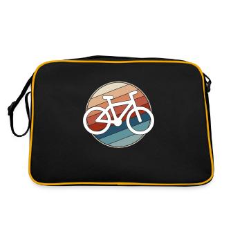 Vélo Rétro - Sac Retro - noir/or - Dos