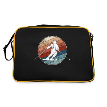Ski Rétro - Sac Retro - noir/or - Dos