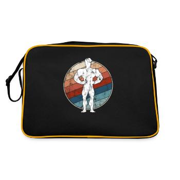 Musculation Rétro - Sac Retro - noir/or - Dos