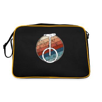 Rétro monocycle - Sac Retro - noir/or - Dos