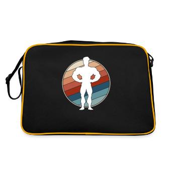 Musculation Rétro - Sac Retro - noir/or - Dos