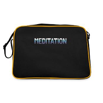 Méditation - Sac Retro - noir/or - Dos
