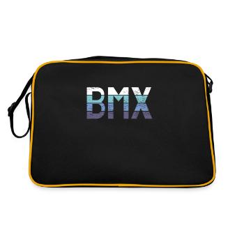 Le BMX - Sac Retro - noir/or - Dos