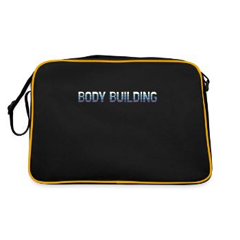 Body building - Retro Bag - black/gold - Back