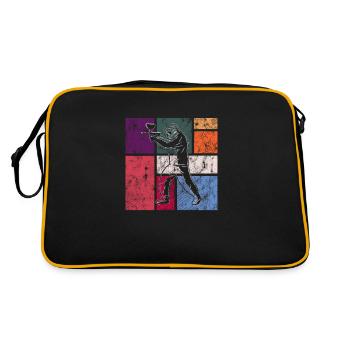 Paintball - Retro Bag - black/gold - Back